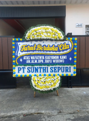 Papan Bunga Duka di Krambilsawit
